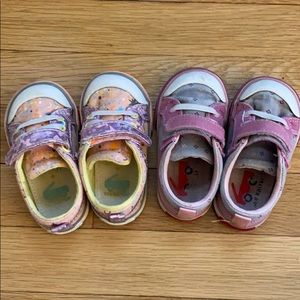 2 pr See Kai Run Girls Sneakers s5